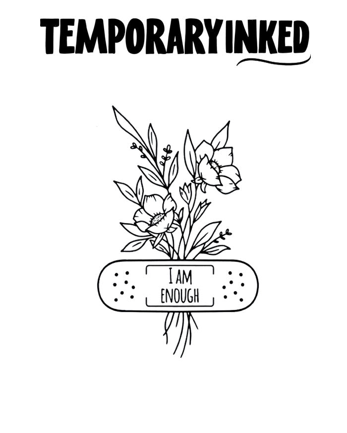 I Am Enough Patch Tattoo