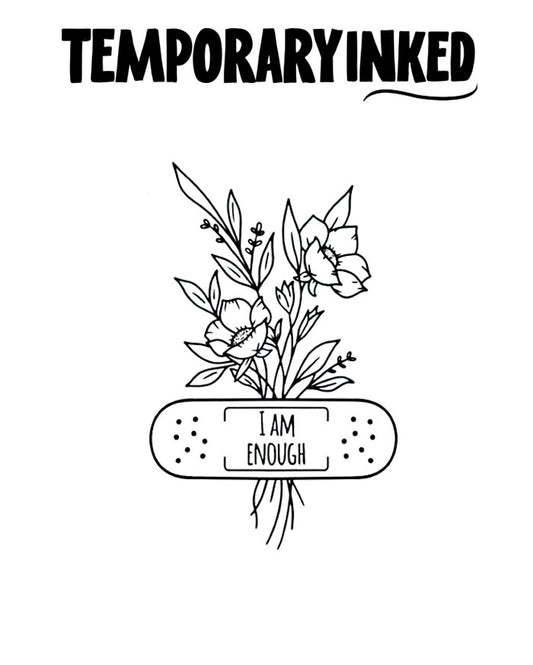 I Am Enough Patch Tattoo