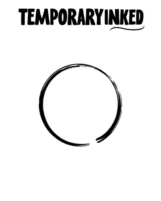 Imperfect Circle Small Tattoo