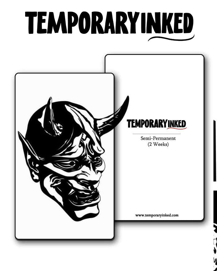 Imperial Oni-Mask Tattoo