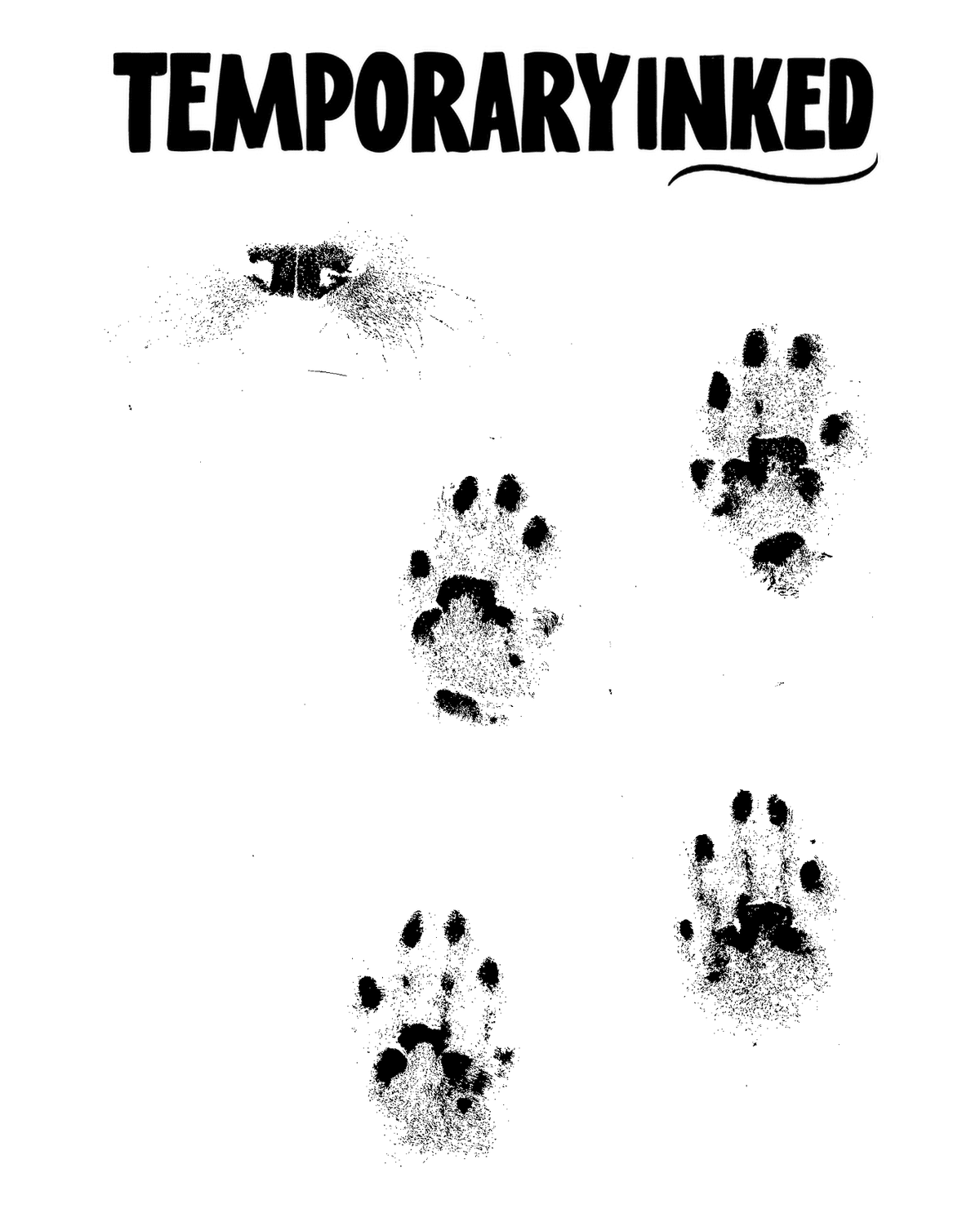 Ink Stamp Paws Tattoo