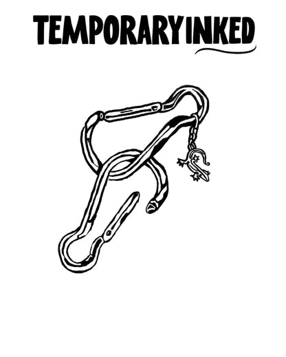 Intertwined Carabiners Tattoo