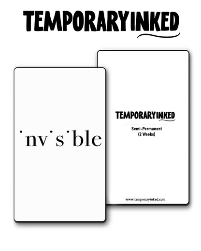 Invisible Tattoo
