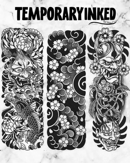 Japanese Full Sleeve Tattoo Pack