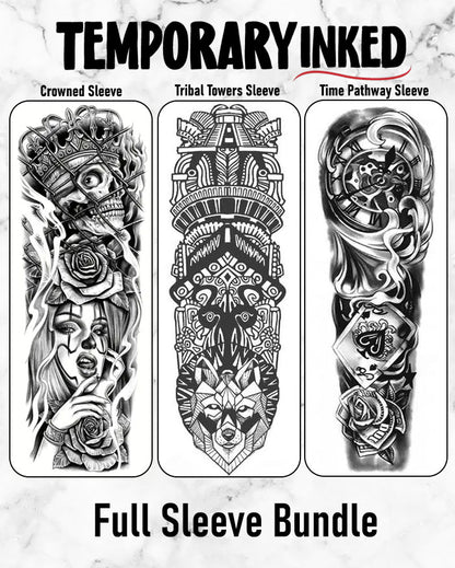 3 Popular Full Sleeve Tattoo Pack