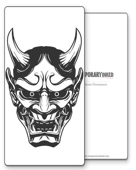 Japanese Oni Mask Tattoo
