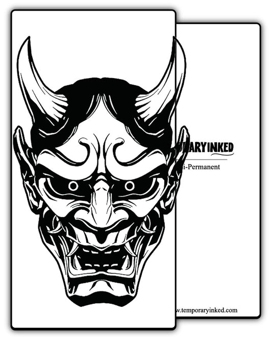 Japanese Oni Mask Tattoo