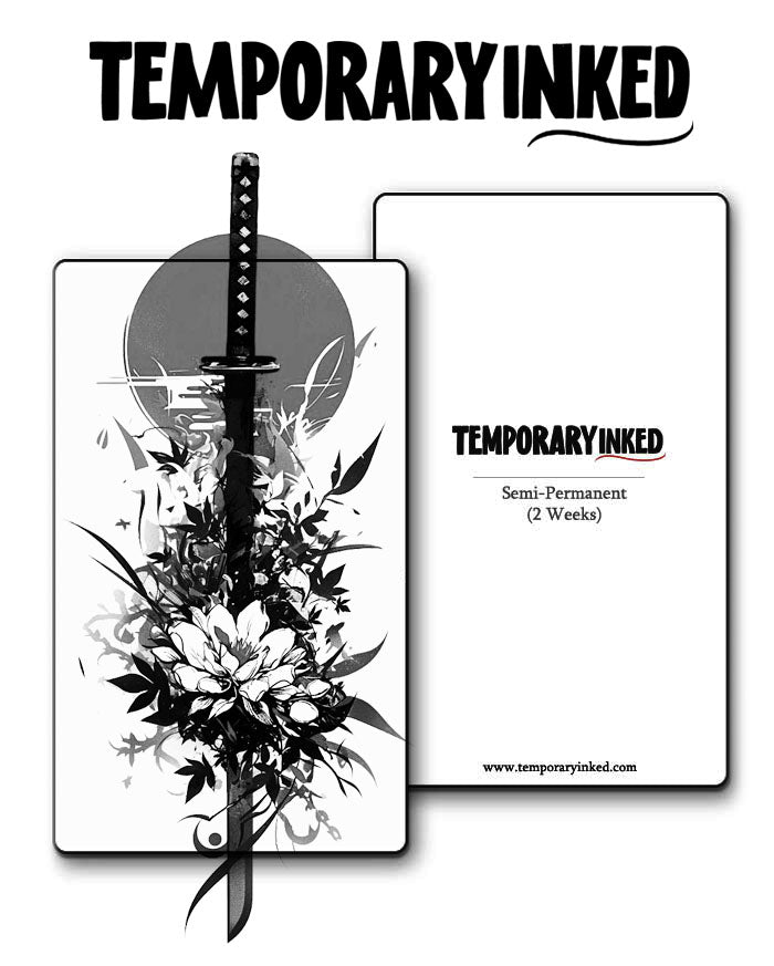 Japanese Rising Blade Tattoo