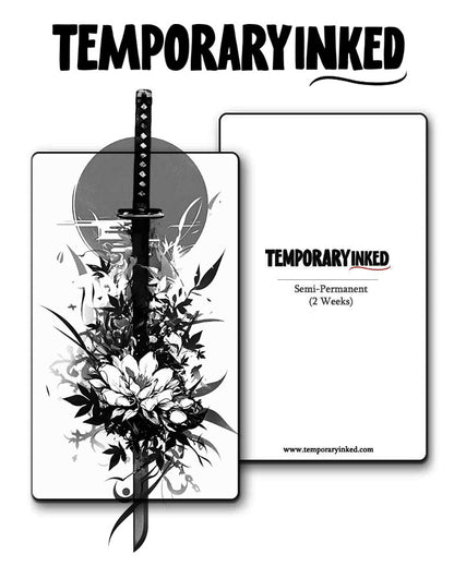 Japanese Rising Blade Tattoo