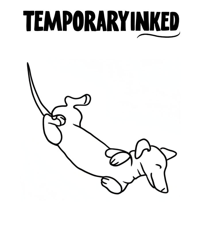 Joyful Pup Tattoo