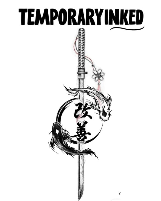 Kaizen Sword Tattoo