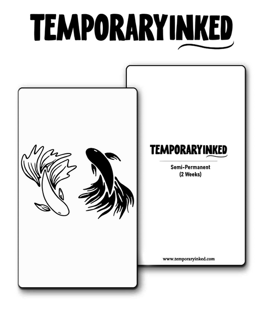 Koi Fish Balance Tattoo