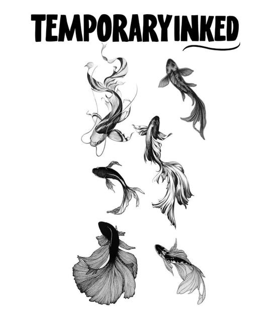 Koi Fish Variety Pack Tattoo