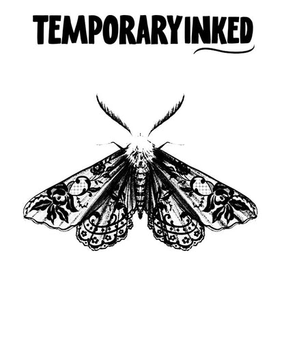 Lacewing Moth Tattoo