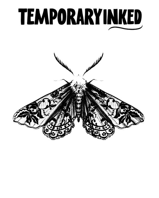 Lacewing Moth Tattoo