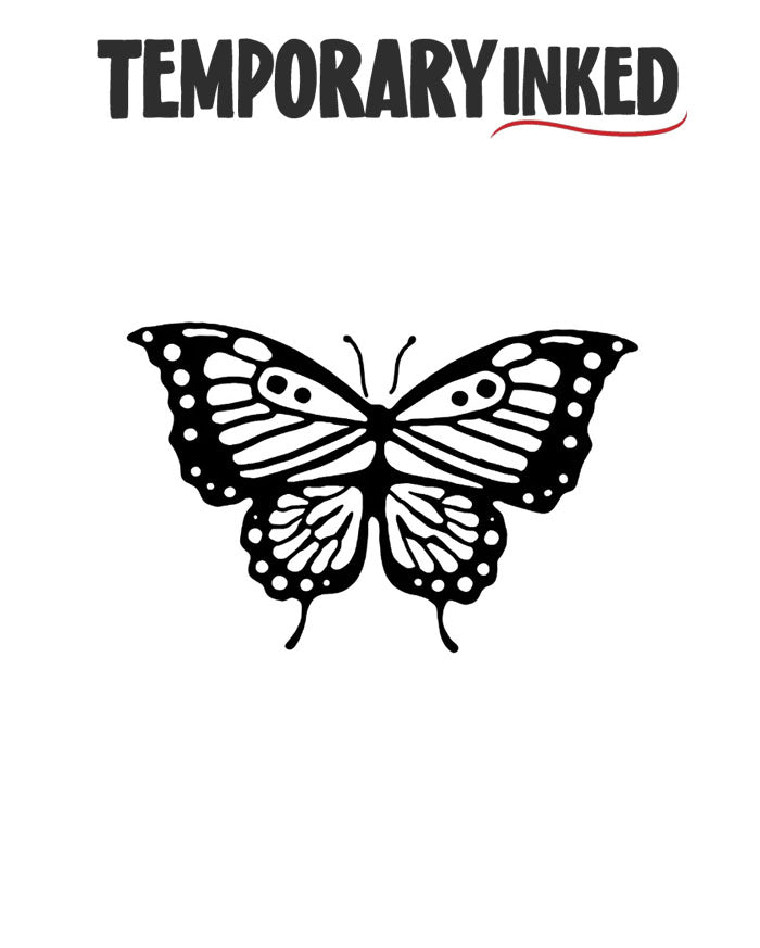 Large Butterfly Tattoo