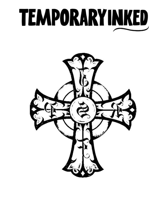 Large Celtic Cross Tattoo