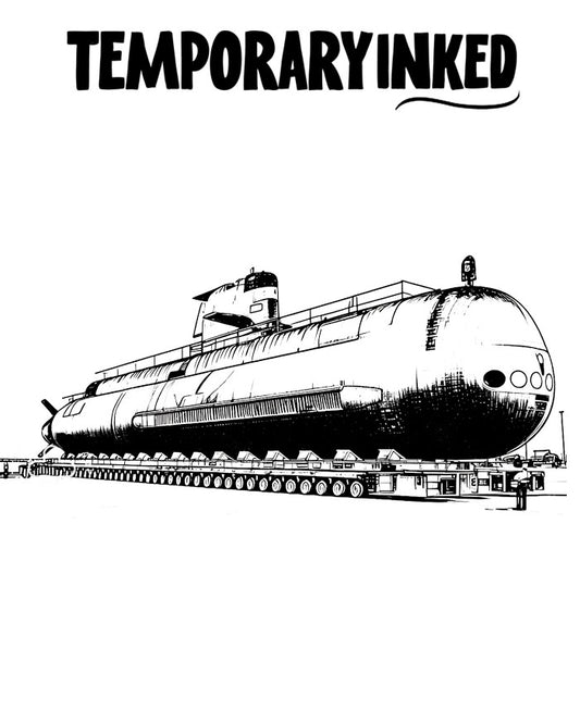 Large Submarine Tattoo