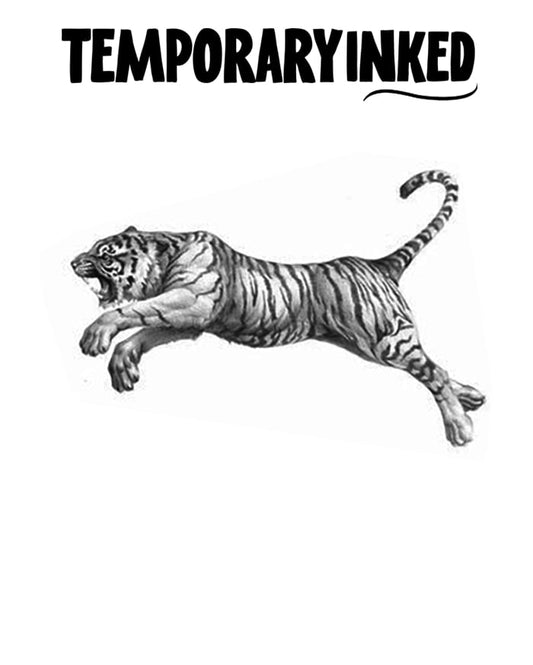 Leaping Tiger Tattoo