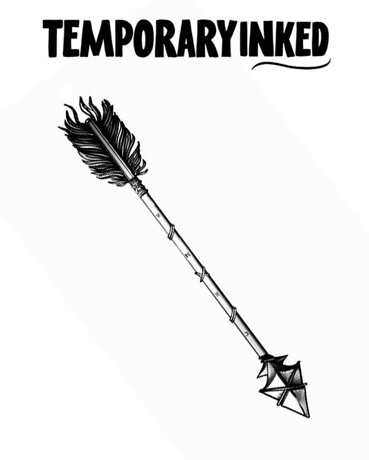 Lone Arrow XL Arm Tattoo