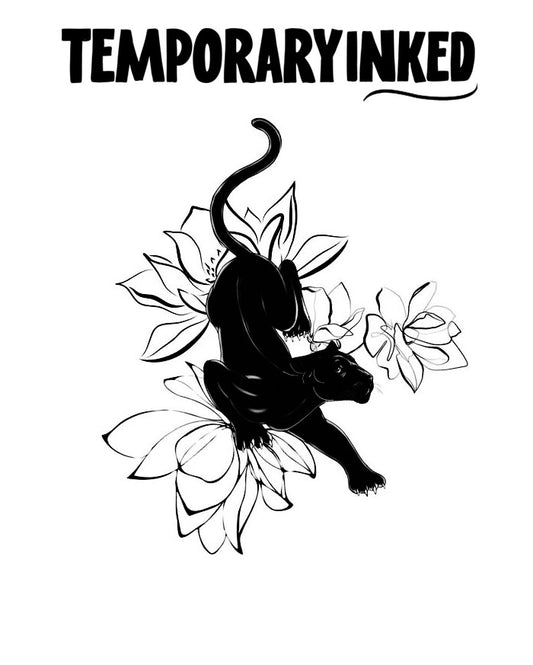 Lotus Panther Tattoo