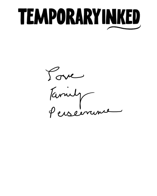 Love Family Tattoo