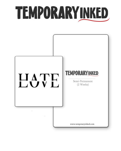 Love & Hate Tattoo