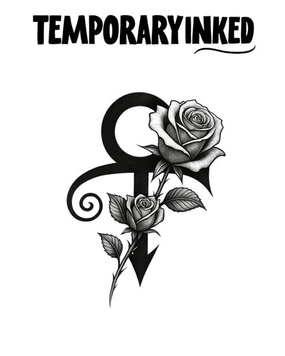 Love Roses Symbol Tattoo