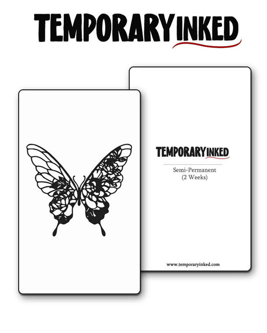 Luminous Butterfly Tattoo