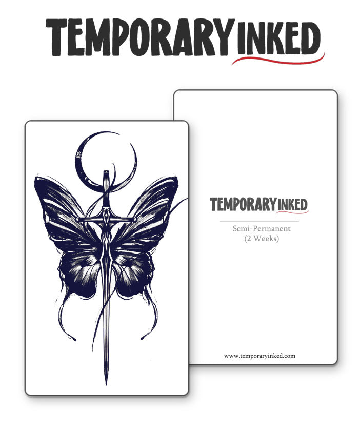 Lunar Wingblade Tattoo