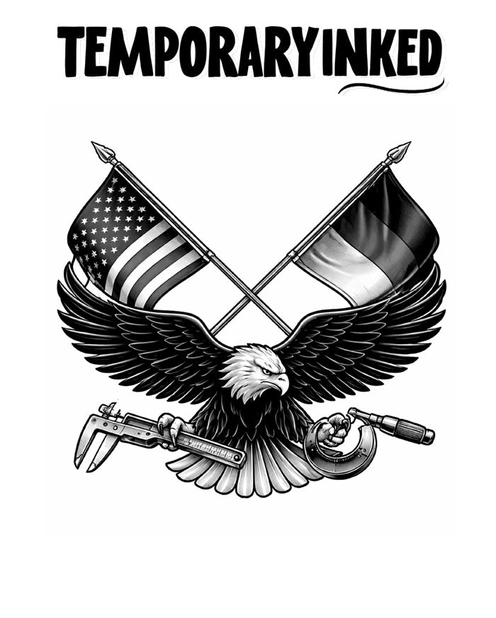 Machinist Eagle Tattoo