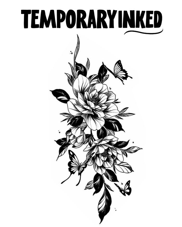 Majestic Bloomscape Tattoo