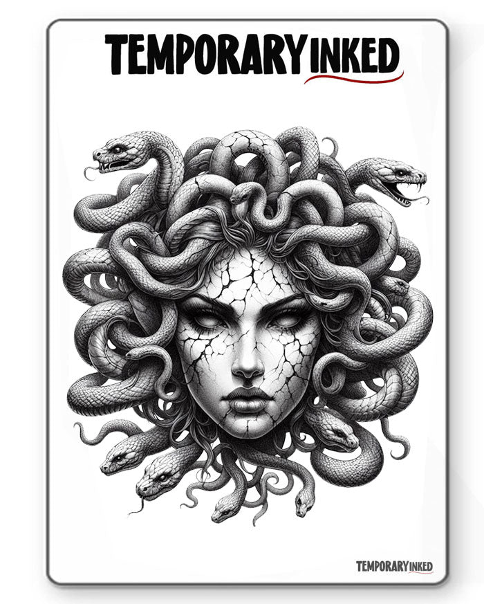 Medusa Chest Plate Tattoo