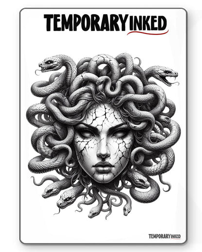 Medusa Chest Plate Tattoo