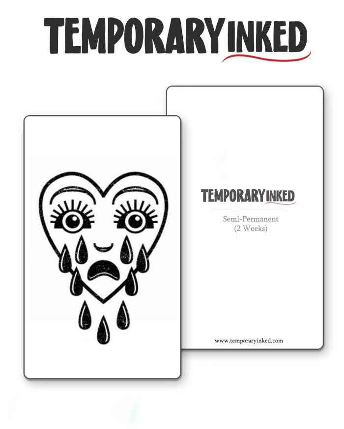 Melancholy Heart Tattoo