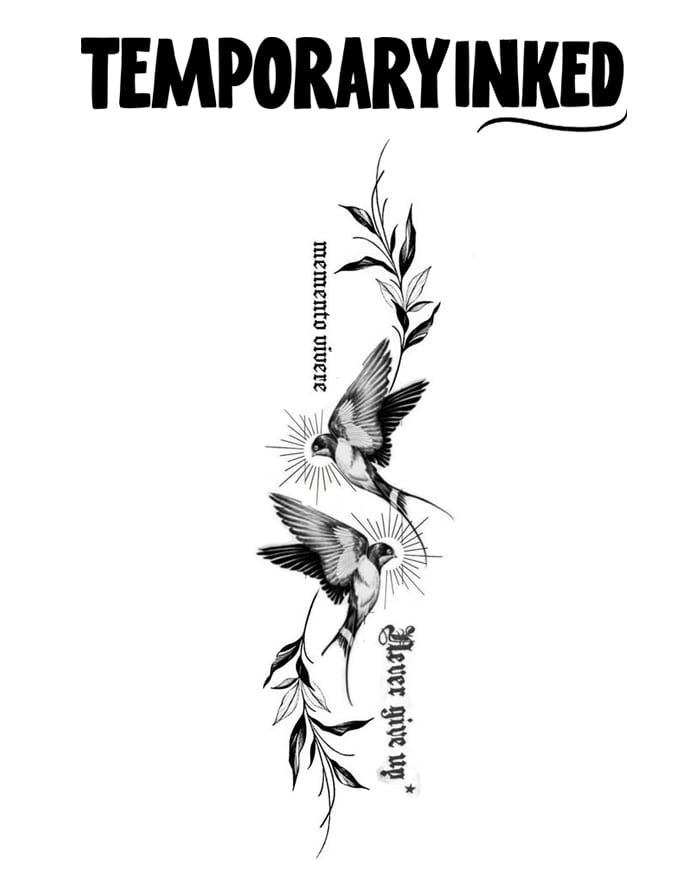 Memento Vivere XL Tattoo