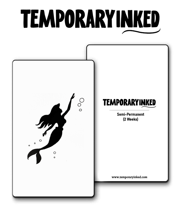 Mermaid Bubbles Tattoo