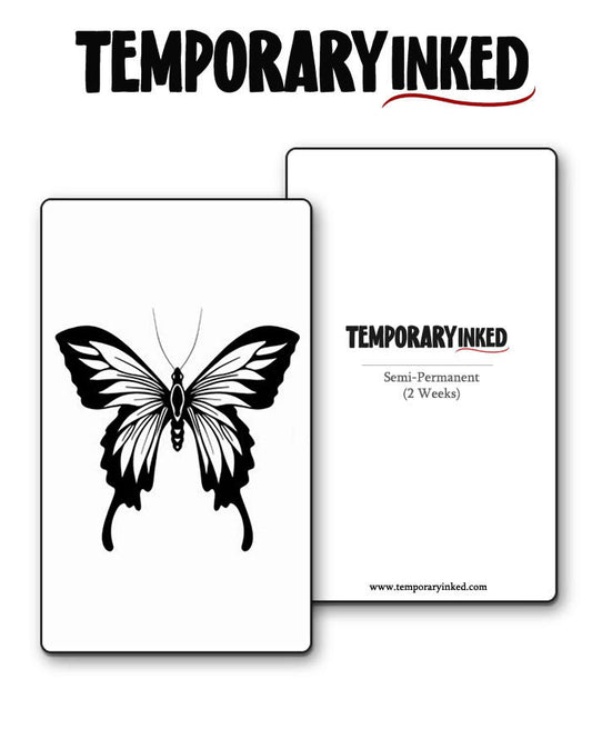 Midnight Butterfly Tattoo