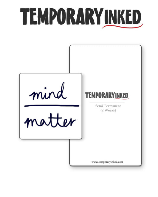 Mind Over Matter Tattoo