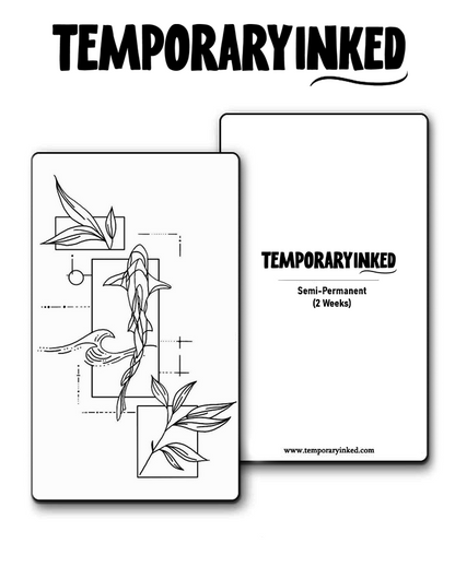 Minimal Koi Fish Tattoo