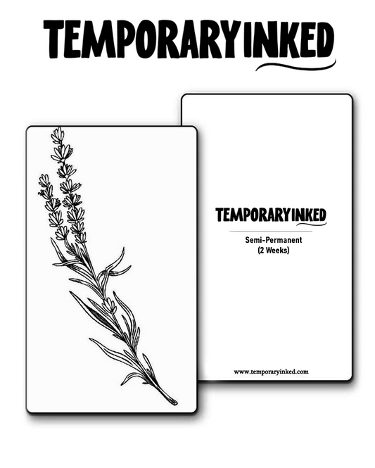 Minimal Lavenders Tattoo