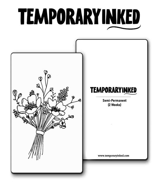 Minimal Bloomscape Tattoo