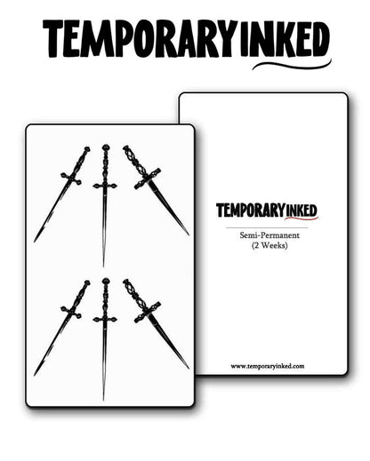 Minimal Daggers Tattoo