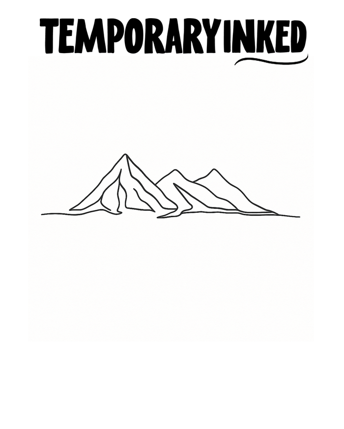 Minimal Summit Sketch Tattoo