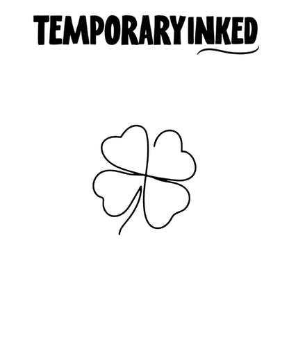 Minimalist Clover Tattoo