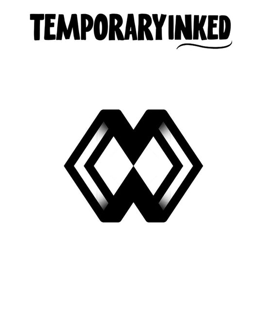 Mirrored Hexagon Tattoo