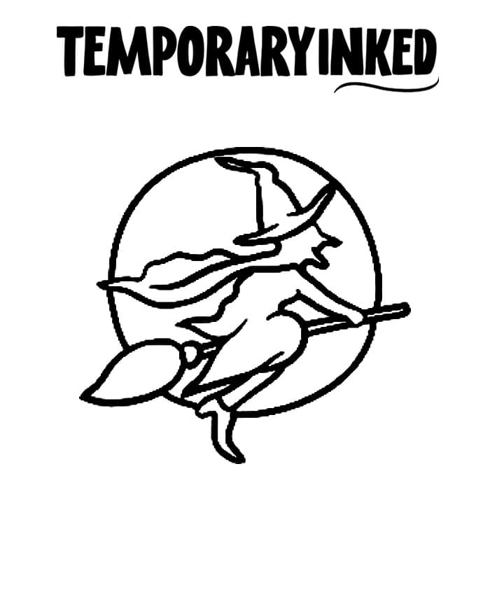 Monlight Witch Tattoo