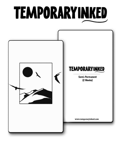 Moonlit Peaks Tattoo