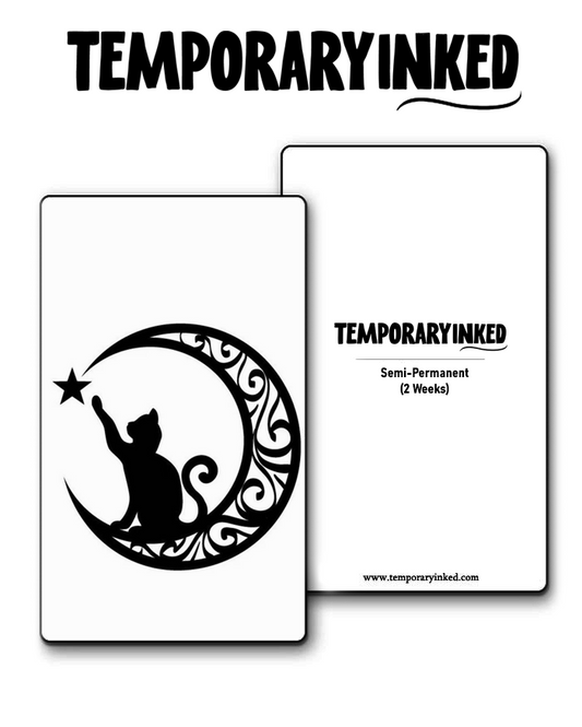 Moonlit Purr Tattoo
