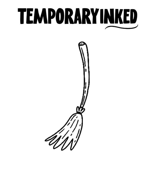 Moonlit Broom Tattoo